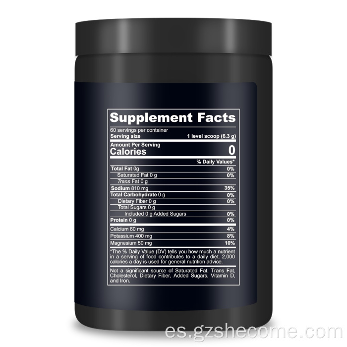 Shecome Electrolyte Powder Berry Hidratación Apoyo energético